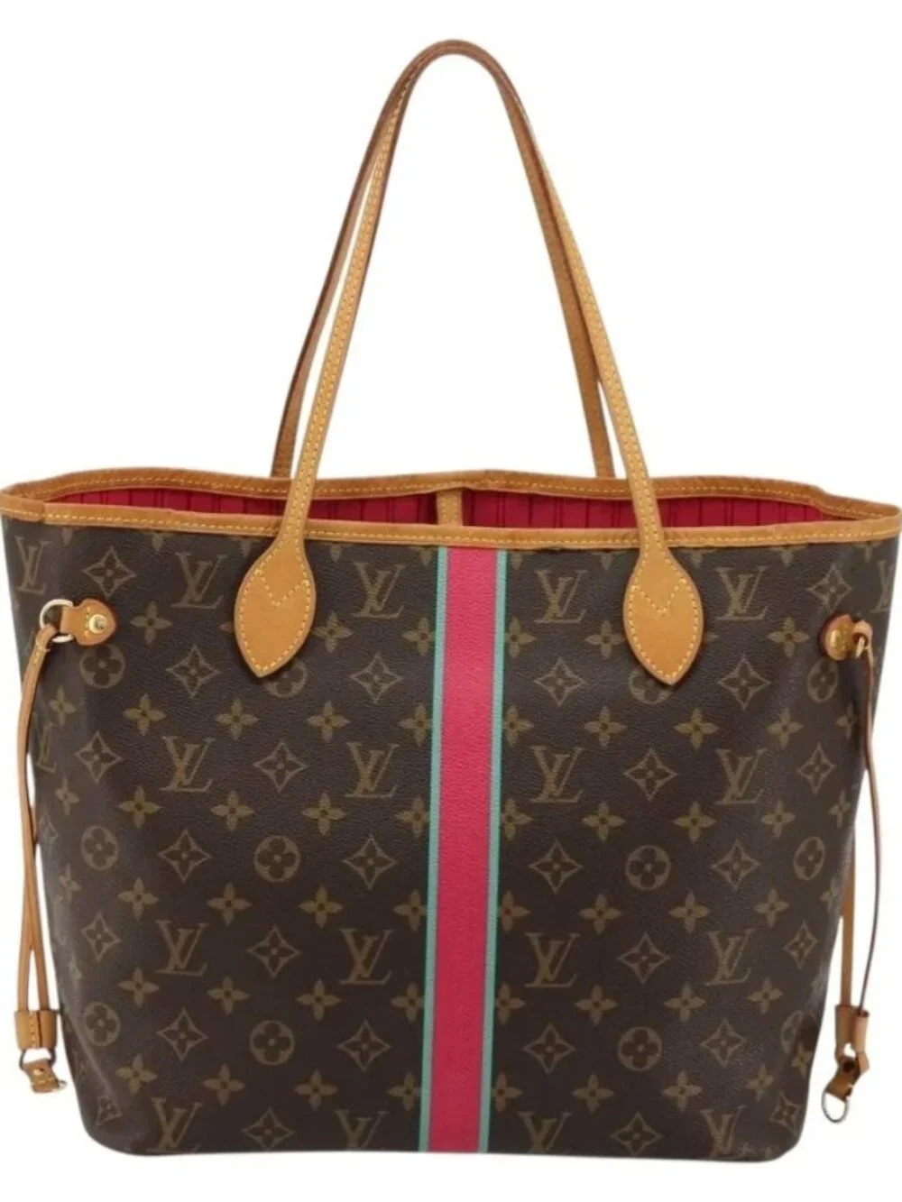 LOUIS VUITTON Monogram My LV Heritage Neverfull MM Tote Bag M40156 Auth 165269